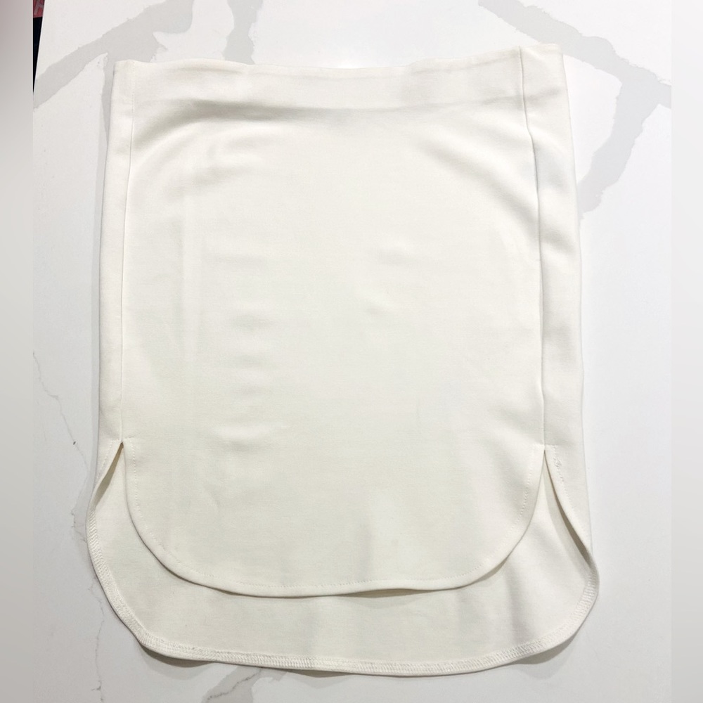White mini skirt size medium